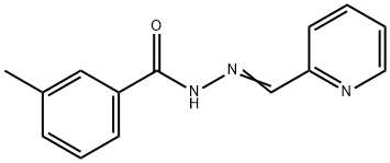 3-methyl-N'-(2-pyridinylmethylene)benzohydrazide Struktur