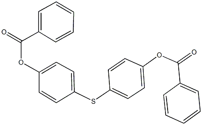 4-{[4-(benzoyloxy)phenyl]sulfanyl}phenyl benzoate Struktur