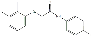 2-(2,3-dimethylphenoxy)-N-(4-fluorophenyl)acetamide Struktur