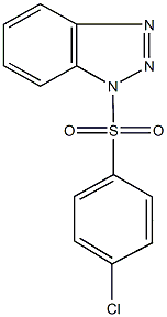 1-[(4-chlorophenyl)sulfonyl]-1H-1,2,3-benzotriazole Struktur