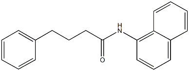 N-(1-naphthyl)-4-phenylbutanamide Struktur