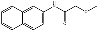 2-methoxy-N-(2-naphthyl)acetamide Struktur