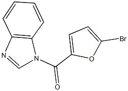 1-(5-bromo-2-furoyl)-1H-benzimidazole Struktur