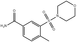 4-methyl-3-(morpholin-4-ylsulfonyl)benzamide Struktur