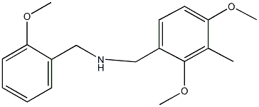 [3-methyl-2,4-bis(methyloxy)phenyl]-N-{[2-(methyloxy)phenyl]methyl}methanamine Struktur