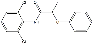 N-(2,6-dichlorophenyl)-2-phenoxypropanamide Struktur