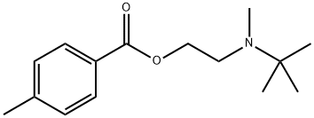 2-[tert-butyl(methyl)amino]ethyl 4-methylbenzoate Struktur