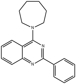 4-azepan-1-yl-2-phenylquinazoline Struktur