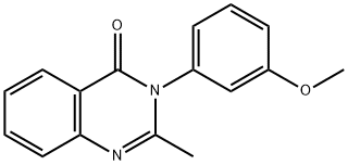 3-(3-methoxyphenyl)-2-methyl-4(3H)-quinazolinone Struktur