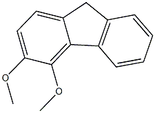 3,4-dimethoxy-9H-fluorene Struktur