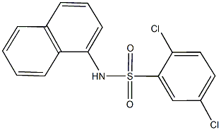 2,5-dichloro-N-(1-naphthyl)benzenesulfonamide Struktur