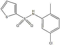 N-(5-chloro-2-methylphenyl)-2-thiophenesulfonamide Struktur