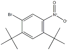 1-bromo-2,4-ditert-butyl-5-nitrobenzene Struktur