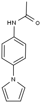 N-[4-(1H-pyrrol-1-yl)phenyl]acetamide Struktur