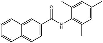 N-mesityl-2-naphthamide Struktur