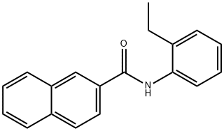 N-(2-ethylphenyl)-2-naphthamide Struktur