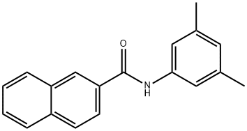 N-(3,5-dimethylphenyl)-2-naphthamide Struktur