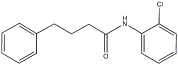 N-(2-chlorophenyl)-4-phenylbutanamide Struktur