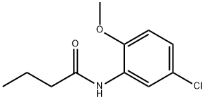 N-(5-chloro-2-methoxyphenyl)butanamide Struktur