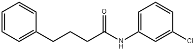 N-(3-chlorophenyl)-4-phenylbutanamide Struktur