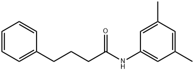 N-(3,5-dimethylphenyl)-4-phenylbutanamide Struktur