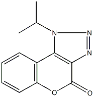 1-isopropylchromeno[3,4-d][1,2,3]triazol-4(1H)-one Struktur