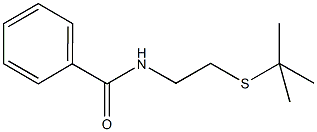 N-[2-(tert-butylsulfanyl)ethyl]benzamide Struktur