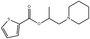 1-methyl-2-(1-piperidinyl)ethyl 2-thiophenecarboxylate Struktur