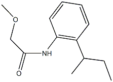 N-(2-sec-butylphenyl)-2-methoxyacetamide Struktur