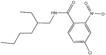 4-chloro-N-(2-ethylhexyl)-2-nitrobenzamide Struktur