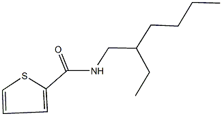 N-(2-ethylhexyl)-2-thiophenecarboxamide Struktur