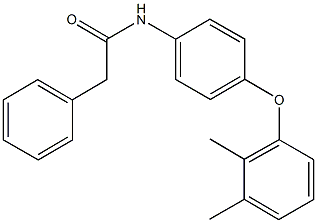 N-[4-(2,3-dimethylphenoxy)phenyl]-2-phenylacetamide Struktur