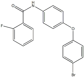 N-[4-(4-bromophenoxy)phenyl]-2-fluorobenzamide Struktur