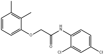 N-(2,4-dichlorophenyl)-2-(2,3-dimethylphenoxy)acetamide Struktur