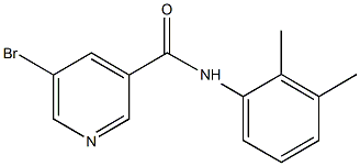 5-bromo-N-(2,3-dimethylphenyl)nicotinamide Struktur