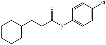 N-(4-chlorophenyl)-3-cyclohexylpropanamide Struktur