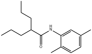 N-(2,5-dimethylphenyl)-2-propylpentanamide Struktur