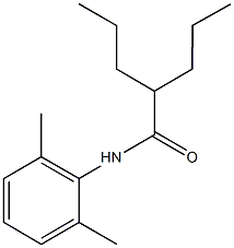 N-(2,6-dimethylphenyl)-2-propylpentanamide Struktur