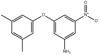 3-(3,5-dimethylphenoxy)-5-nitroaniline Struktur