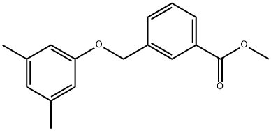 methyl 3-[(3,5-dimethylphenoxy)methyl]benzoate Struktur