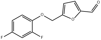 5-[(2,4-difluorophenoxy)methyl]-2-furaldehyde Struktur