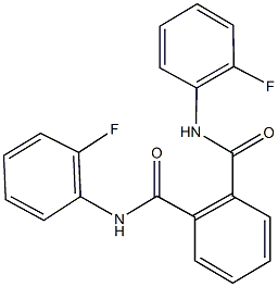 N~1~,N~2~-bis(2-fluorophenyl)phthalamide Struktur