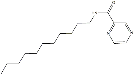 N-undecyl-2-pyrazinecarboxamide Struktur