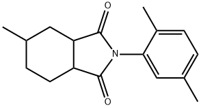 2-(2,5-dimethylphenyl)-5-methylhexahydro-1H-isoindole-1,3(2H)-dione Struktur