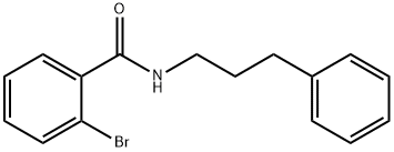 2-bromo-N-(3-phenylpropyl)benzamide Struktur