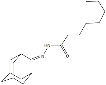 N'-tricyclo[3.3.1.1~3,7~]dec-2-ylideneoctanohydrazide Struktur