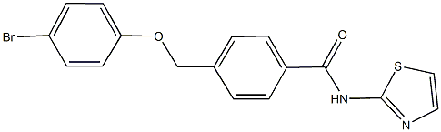 4-[(4-bromophenoxy)methyl]-N-(1,3-thiazol-2-yl)benzamide Struktur