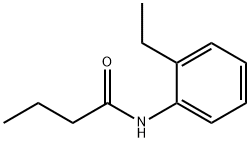 N-(2-ethylphenyl)butanamide Struktur