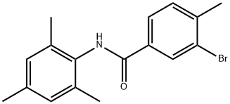 3-bromo-N-mesityl-4-methylbenzamide Struktur