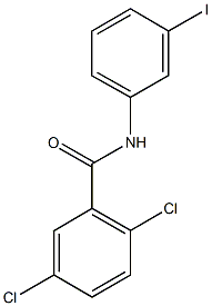 2,5-dichloro-N-(3-iodophenyl)benzamide Struktur